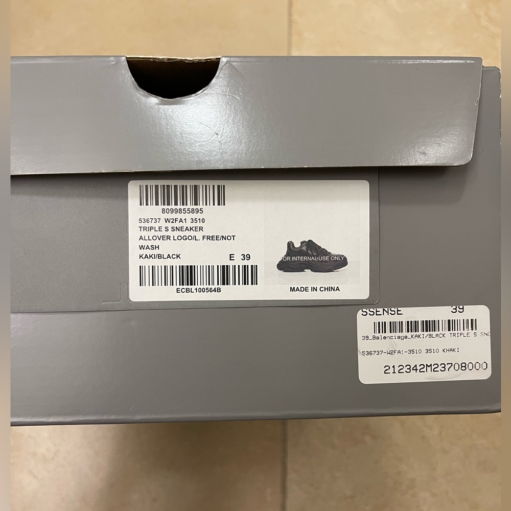 Balenciaga Triple S Allover Logo Sneakers
